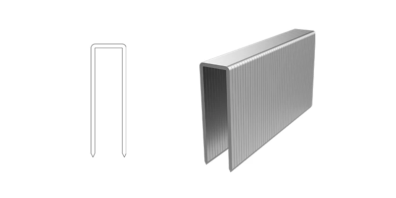 A diagram picture of flooring staples.