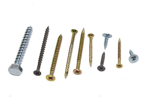 There are several wood screw with different sizes.